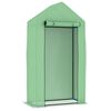 vidaXL Θερμοκήπιο 0,5 μ² 1x0,5x1,9 μ. με Ατσάλινο Πλαίσιο