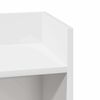 vidaXL Τραπεζάκι με ράφι λευκό 25,5x27x60 cm