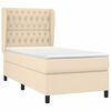 vidaXL &Kappa;&rho;&epsilon;&beta;ά&tau;&iota; Boxspring &mu;&epsilon; &Sigma;&tau;&rho;ώ&mu;&alpha; &Kappa;&rho;&epsilon;&mu; 90x190 &epsilon;&kappa;.&Upsilon;&phi;&alpha;&sigma;&mu;ά&tau;&iota;&nu;&omicron;