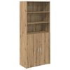 vidaXL Highboard Artisan Oak 80 x 42,5 x 185 &epsilon;&kappa; &Epsilon;&pi;&epsilon;&xi;&epsilon;&rho;&gamma;&alpha;&sigma;&mu;έ&nu;&omicron; &Xi;ύ&lambda;&omicron;