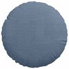 vidaXL Μαξιλάρια καθισμάτων 2 pcs Μπλε Ø 30 cm Υφασμάτινο Κορντουρά