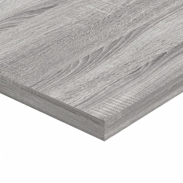 vidaXL Ράφια Τοίχου 4 τεμ. Γκρι Sonoma 80x50x1,5 εκ. Επεξεργ. Ξύλο