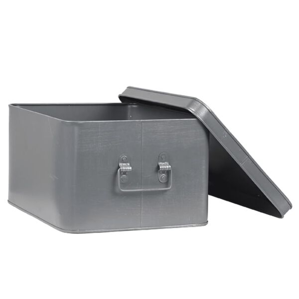 LABEL51 Κουτί Αποθήκευσης Media Χρώμα Αντικέ Γκρι 35 x 27 x 18 εκ. XL