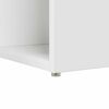vidaXL Γραφείο με ράφι Λευκό 108 x 55 x 103.5 εκ Επεξεργασμένο ξύλο