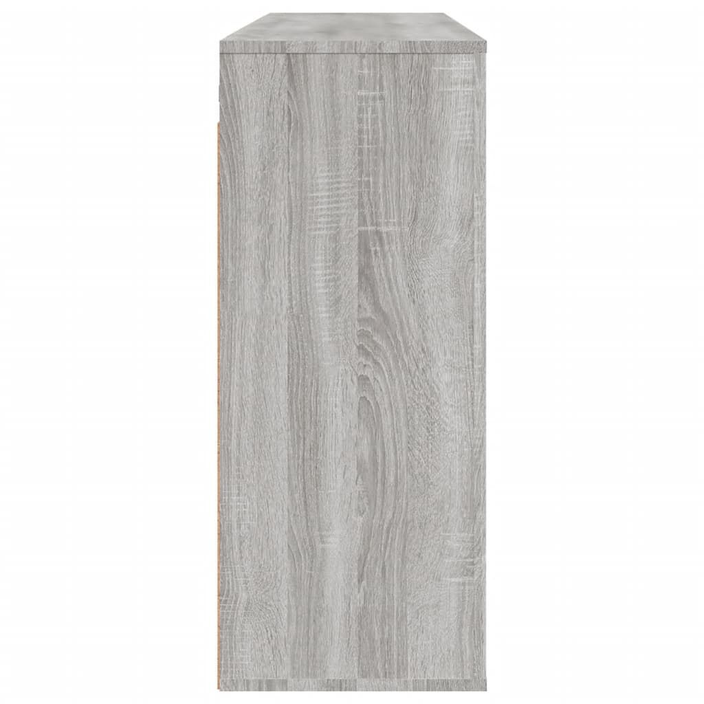 vidaXL Ντουλάπι Τοίχου Γκρι Sonoma 80x33x80 εκ. Επεξεργασμένο Ξύλο