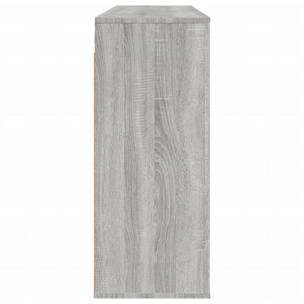 vidaXL Ντουλάπι Τοίχου Γκρι Sonoma 80x33x80 εκ. Επεξεργασμένο Ξύλο