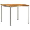 vidaXL Σέτ φαγητού για κήπο 3 pcs Καφέ Μασίφ ξύλο teak