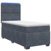 vidaXL &Kappa;&rho;&epsilon;&beta;ά&tau;&iota; box spring &mu;&epsilon; &sigma;&tau;&rho;ώ&mu;&alpha; &Sigma;&kappa;&omicron;ύ&rho;&omicron; &Gamma;&kappa;&rho;&iota; 90 x 200 cm &Beta;&epsilon;&lambda;&omicron;ύ&delta;&omicron;