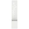 vidaXL Οθόνη Ιδιωτικότητας Κήπου Floral Λευκό 32 x 140 εκ.