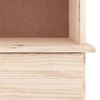 vidaXL Βιβλιοθήκη με Συρτάρια ALTA 77x35x186,5 εκ. Μασίφ Ξύλο Πεύκου