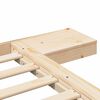 vidaXL Σκελετός Κρεβατιού Καφέ 90 x 200 cm ξύλο