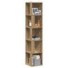 vidaXL &Gamma;&omega;&nu;&iota;&alpha;&kappa;ό &nu;&tau;&omicron;&upsilon;&lambda;ά&pi;&iota; Artisan Oak 33x33x165 cm &Kappa;&alpha;&tau;&alpha;&sigma;&kappa;&epsilon;&upsilon;&alpha;&sigma;&mu;έ&nu;&omicron; &xi;ύ&lambda;&omicron;
