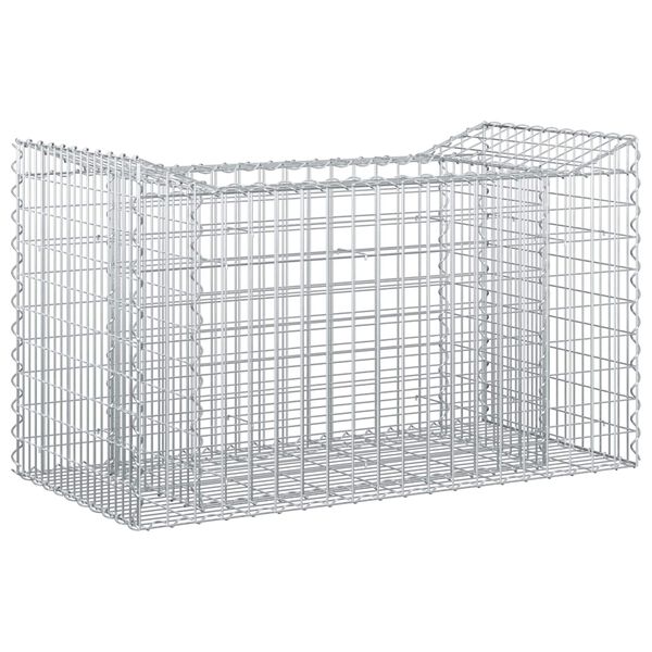 vidaXL &Alpha;&nu;&alpha;&sigma;&eta;&kappa;&omega;&mu;έ&nu;&omicron; &kappa;&rho;&epsilon;&beta;ά&tau;&iota; gabion &Alpha;&sigma;&eta;&mu;ί 50 x 100 x 60 &epsilon;&kappa;