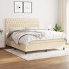 vidaXL &Kappa;&rho;&epsilon;&beta;ά&tau;&iota; Boxspring &mu;&epsilon; &Sigma;&tau;&rho;ώ&mu;&alpha; &Kappa;&rho;&epsilon;&mu; 180x200 &epsilon;&kappa;. &Upsilon;&phi;&alpha;&sigma;&mu;ά&tau;&iota;&nu;&omicron;