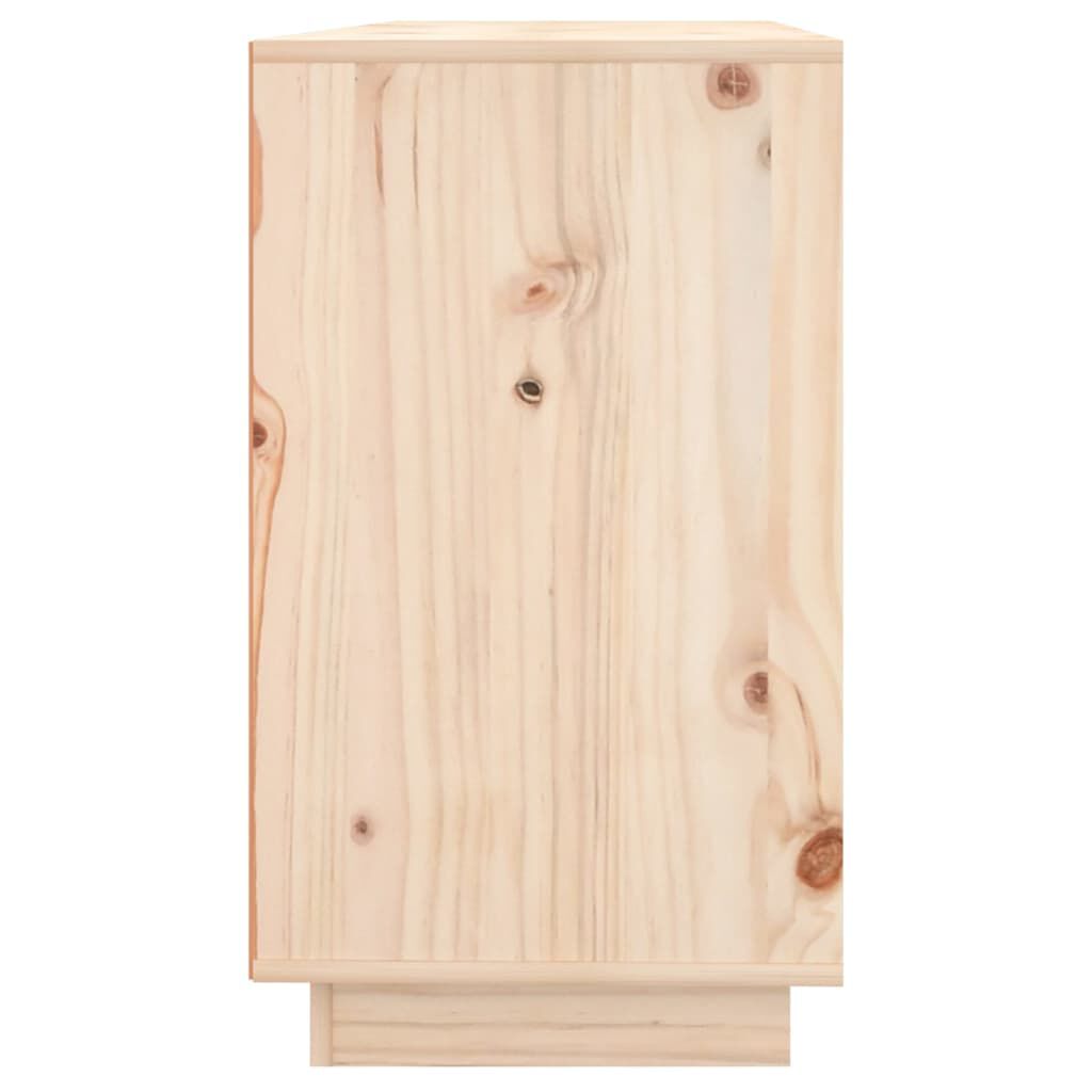 vidaXL Ντουλάπι 111x34x60 εκ. από Μασίφ Ξύλο Πεύκου