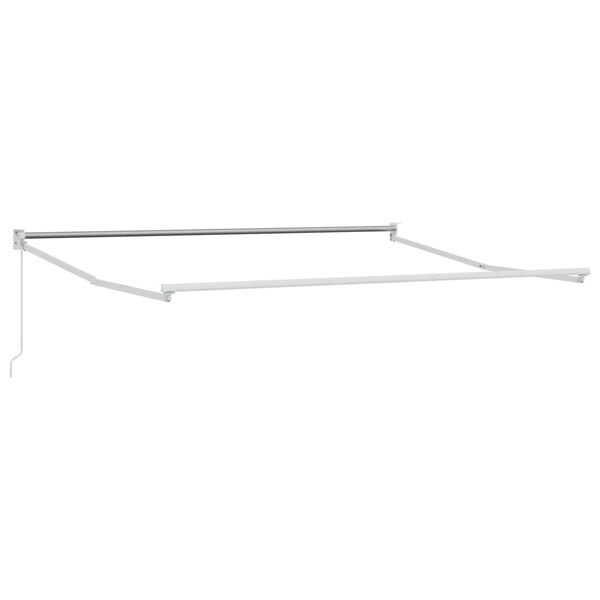vidaXL Ανασυρόμενη Τέντα Λευκή 350x250 cm