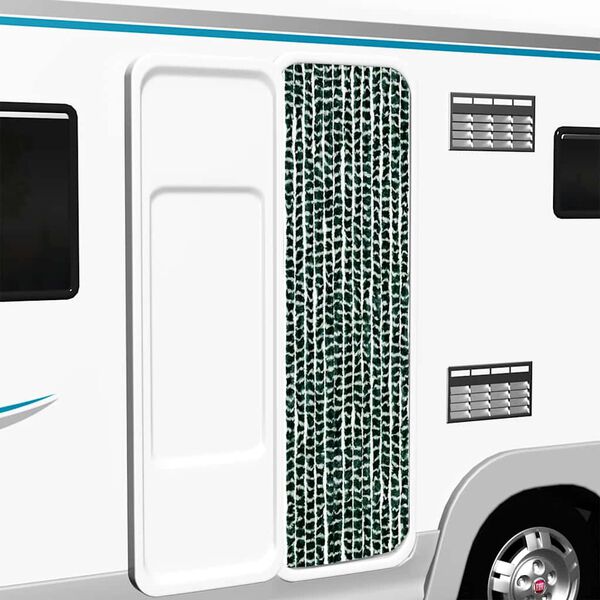 vidaXL &Sigma;ή&tau;&alpha; - &Kappa;&omicron;&upsilon;&rho;&tau;ί&nu;&alpha; &Pi;ό&rho;&tau;&alpha;&sigmaf; &Pi;&rho;ά&sigma;&iota;&nu;&omicron; / &Lambda;&epsilon;&upsilon;&kappa;ό 56 x 185 &epsilon;&kappa;. &alpha;&pi;ό &Sigma;&epsilon;&nu;ί&lambda;