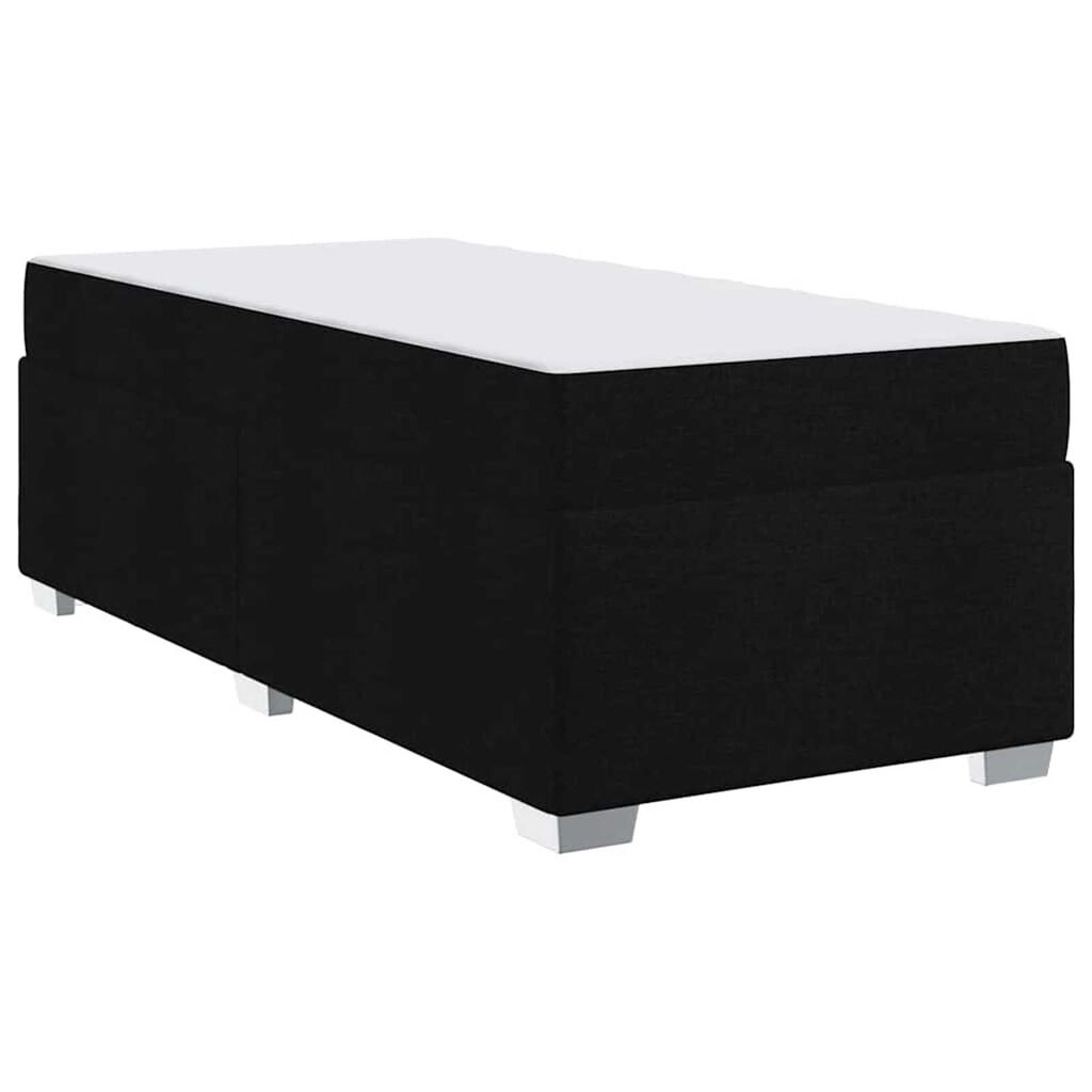 vidaXL Σκελετός Κρεβατιού Μαύρο 100 x 200 cm ύφασμα