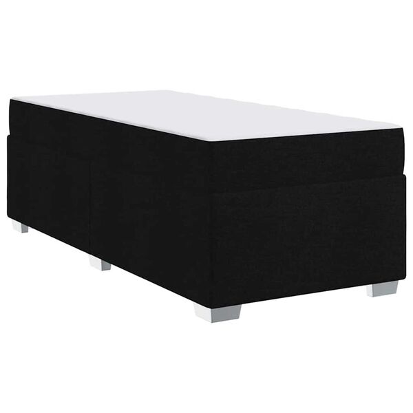 vidaXL Σκελετός Κρεβατιού Μαύρο 100 x 200 cm ύφασμα