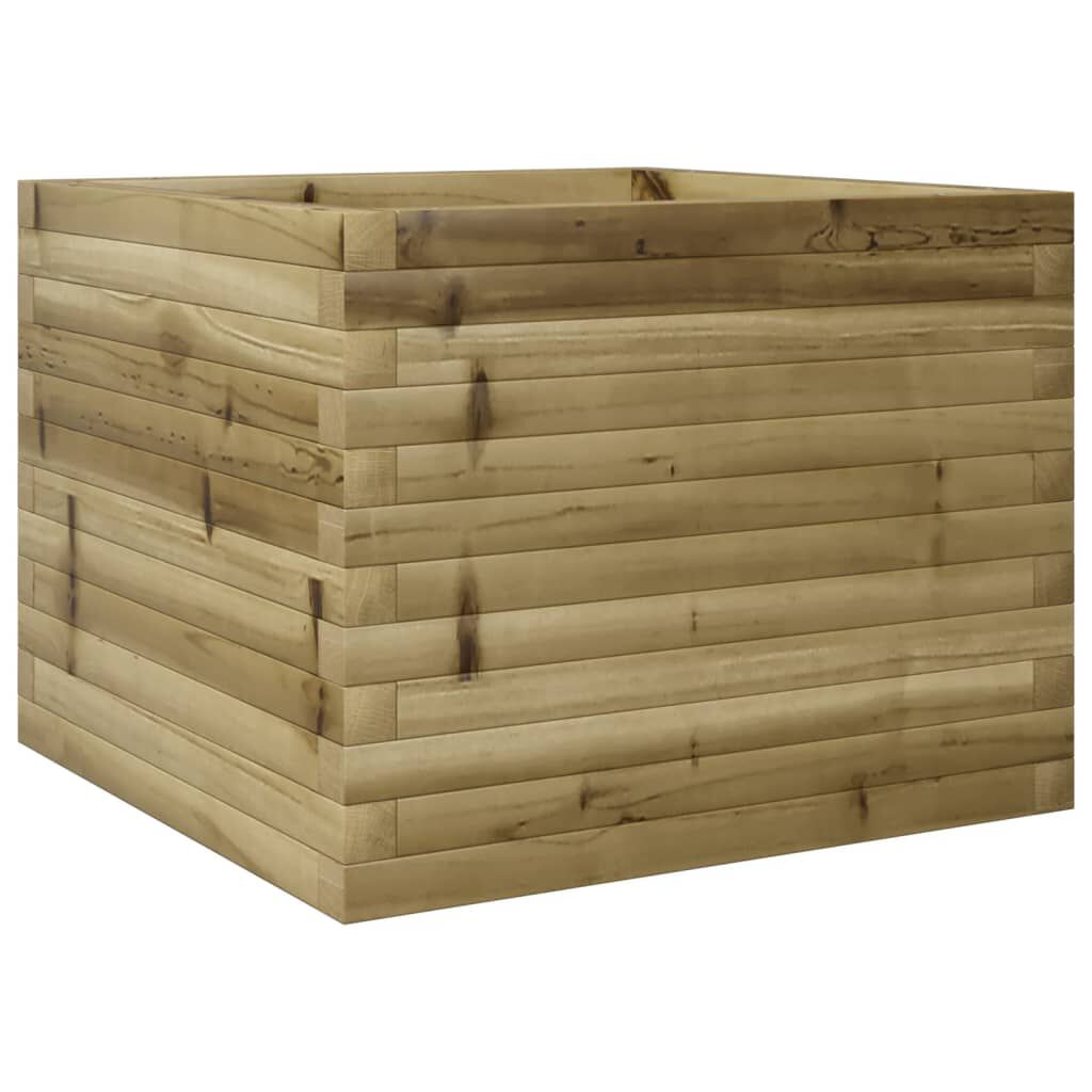 vidaXL Ζαρντινιέρα Κήπου 60x60x45,5 εκ. από Εμποτισμένο Ξύλο Πεύκου