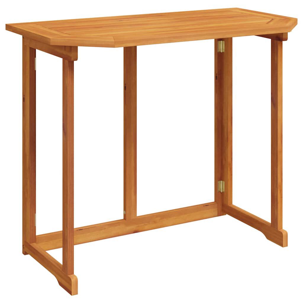 vidaXL Τραπέζι Bistro 90 x 50 x 75 εκ. από Μασίφ Ξύλο Ακακίας