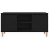 vidaXL Ντουλάπι TV Μαύρο 102 x 35 x 50 εκ. Επεξεργασμένο ξύλο