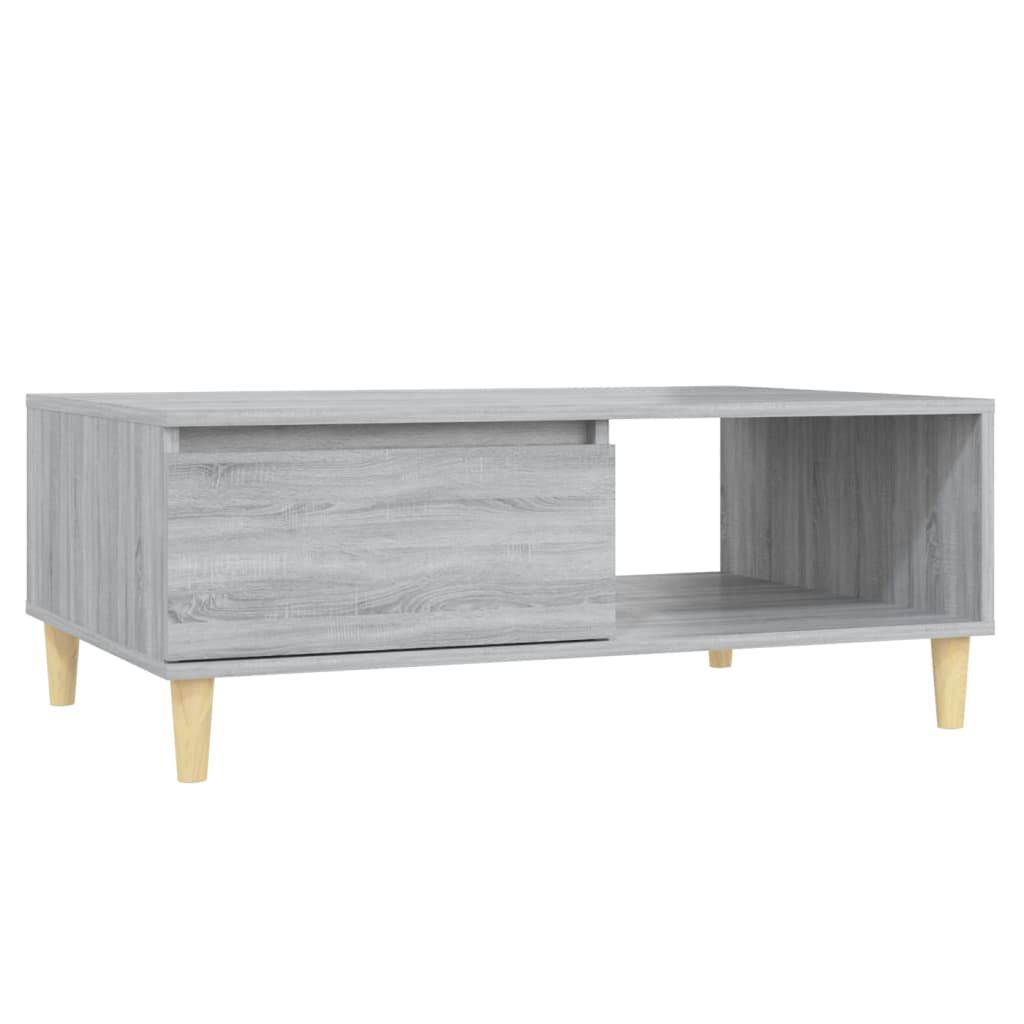 vidaXL Τραπεζάκι Σαλονιού Γκρι Sonoma 90x60x35 εκ. Επεξεργασμένο Ξύλο