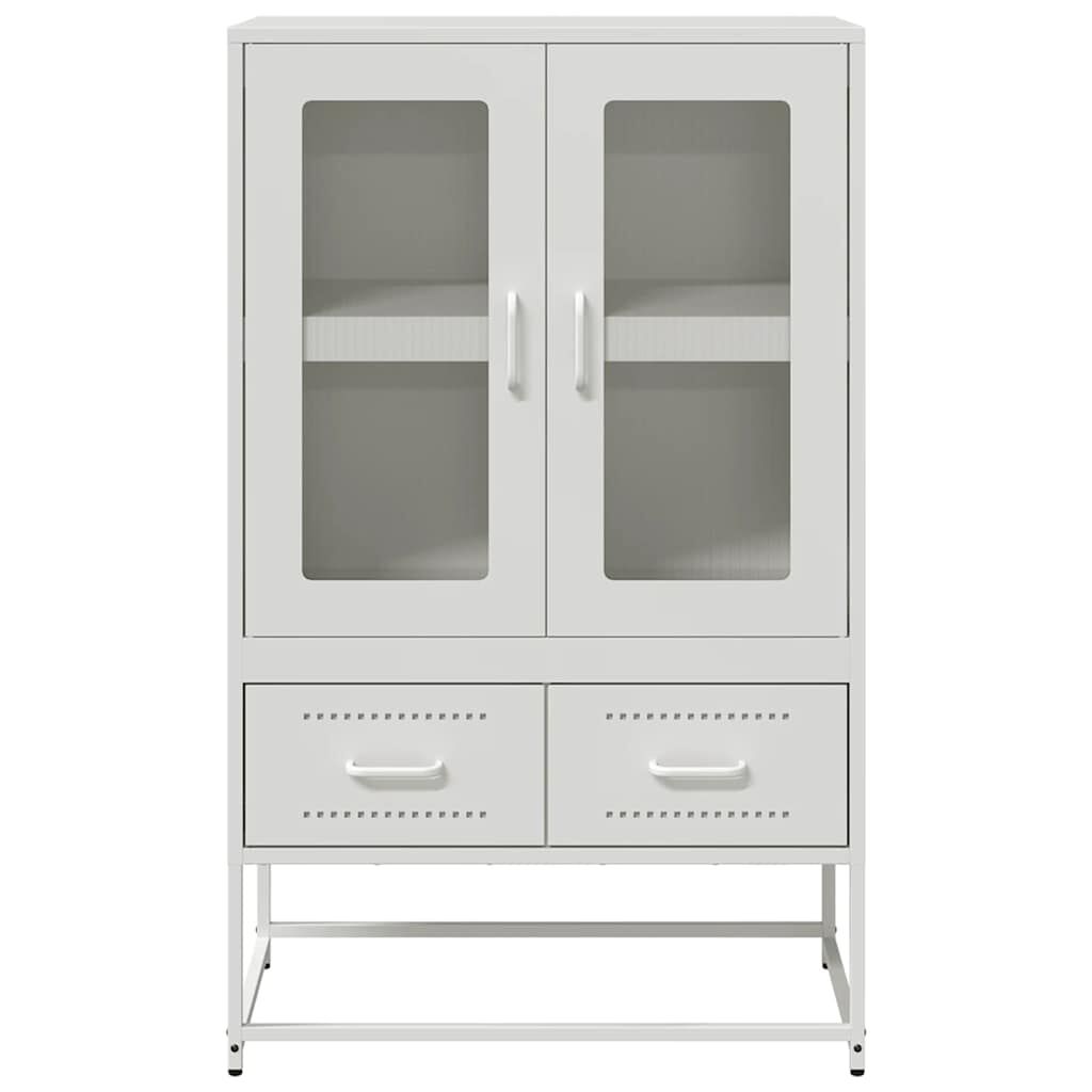 vidaXL Ντουλάπι Λευκό 68x39x111,5 εκ. από Χάλυβα
