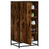 vidaXL Παπουτσοθήκη Καπνιστή Δρυς 48x38x97,5 εκ. Επεξεργασμένο Ξύλο