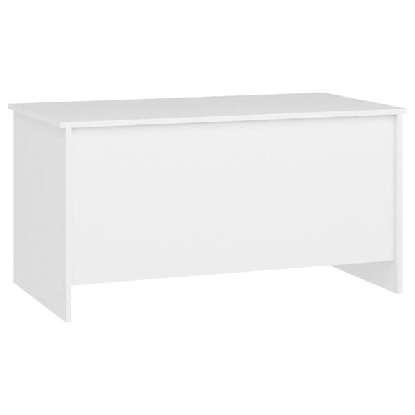 vidaXL Τραπεζάκι Σαλονιού Λευκό 102x55,5x52,5 εκ. Επεξεργασμένο Ξύλο