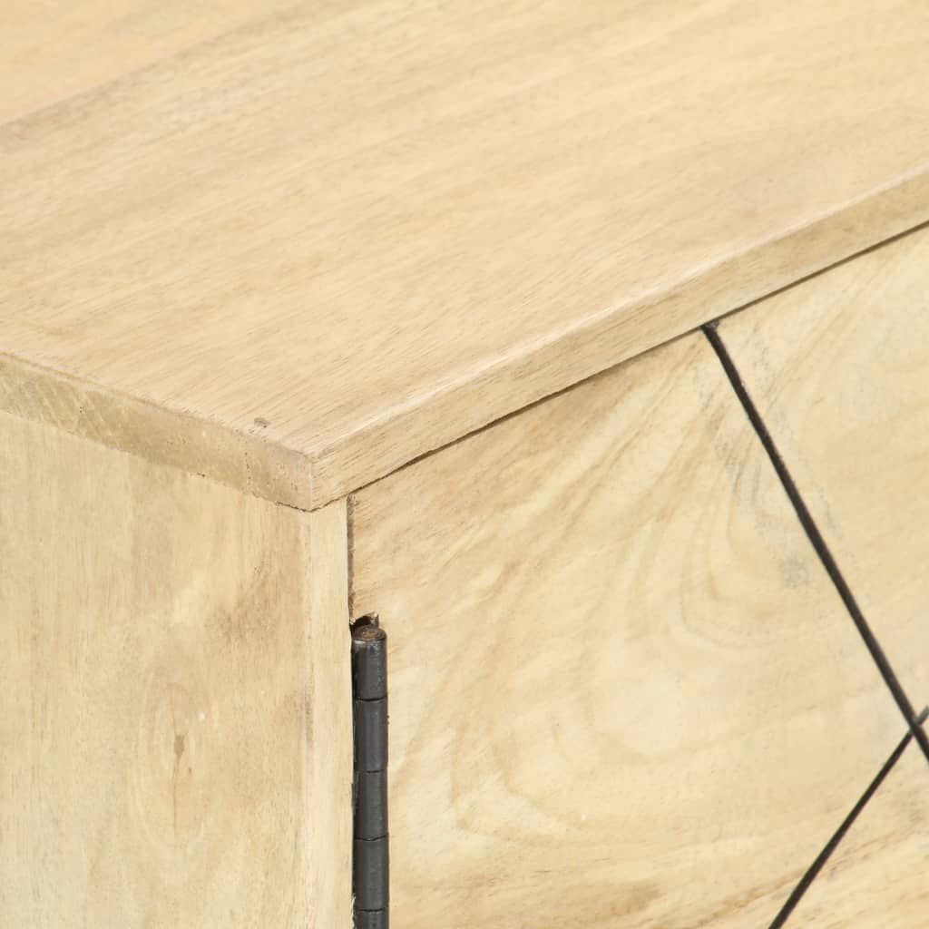 vidaXL Έπιπλο Τηλεόρασης 140 x 30 x 40 εκ. από Μασίφ Ξύλο Μάνγκο