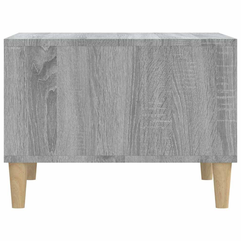 vidaXL Τραπεζάκι Σαλονιού Γκρι Sonoma 60x50x36,5εκ. Επεξεργασμένο Ξύλο