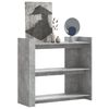 vidaXL Τραπεζάκι Κονσόλα Γκρι Σκυρ. 100x35x90 εκ. από Επεξ. Ξύλο