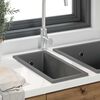 vidaXL Σιντρινο κουζίνας Γκρι 21 x 44 x 14 εκ. Γρανίτης
