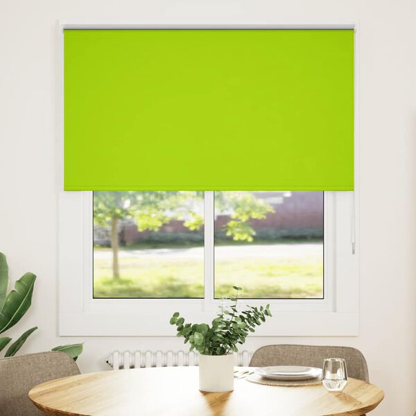 vidaXL Roller Blind Blackout &phi;ύ&lambda;&lambda;&alpha; &pi;&rho;ά&sigma;&iota;&nu;&alpha; 135x150 cm &Pi;&lambda;ά&tau;&omicron;&sigmaf; &upsilon;&phi;ά&sigma;&mu;&alpha;&tau;&omicron;&sigmaf;