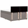 vidaXL &Kappa;&rho;&epsilon;&beta;ά&tau;&iota; Boxspring &mu;&epsilon; &Sigma;&tau;&rho;ώ&mu;&alpha; Taupe 160x200 &epsilon;&kappa;. &Upsilon;&phi;&alpha;&sigma;&mu;ά&tau;&iota;&nu;&omicron;