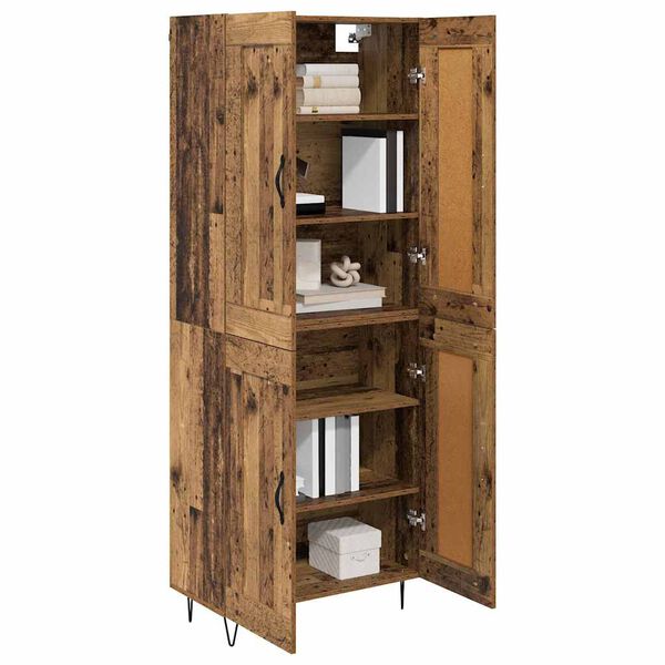 vidaXL Highboard &Pi;&alpha;&lambda;&iota;ό &Xi;ύ&lambda;&omicron; 69,5 x 34 x 180 &epsilon;&kappa;. &Epsilon;&pi;&epsilon;&xi;&epsilon;&rho;&gamma;&alpha;&sigma;&mu;έ&nu;&omicron; &xi;ύ&lambda;&omicron;