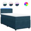 vidaXL &Kappa;&rho;&epsilon;&beta;ά&tau;&iota; Boxspring &mu;&epsilon; &Sigma;&tau;&rho;ώ&mu;&alpha; &Mu;&pi;&lambda;&epsilon; 90x190 &epsilon;&kappa;. &Beta;&epsilon;&lambda;&omicron;ύ&delta;&iota;&nu;&omicron;