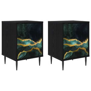 vidaXL &Kappa;&omicron;&mu;&omicron;&delta;ί&nu;&omicron; WIJHE 2 &tau;&mu;&chi;. &Mu;&alpha;ύ&rho;&eta; &Delta;&rho;&upsilon;&sigmaf; 36 x 33 x 51 &epsilon;&kappa;.