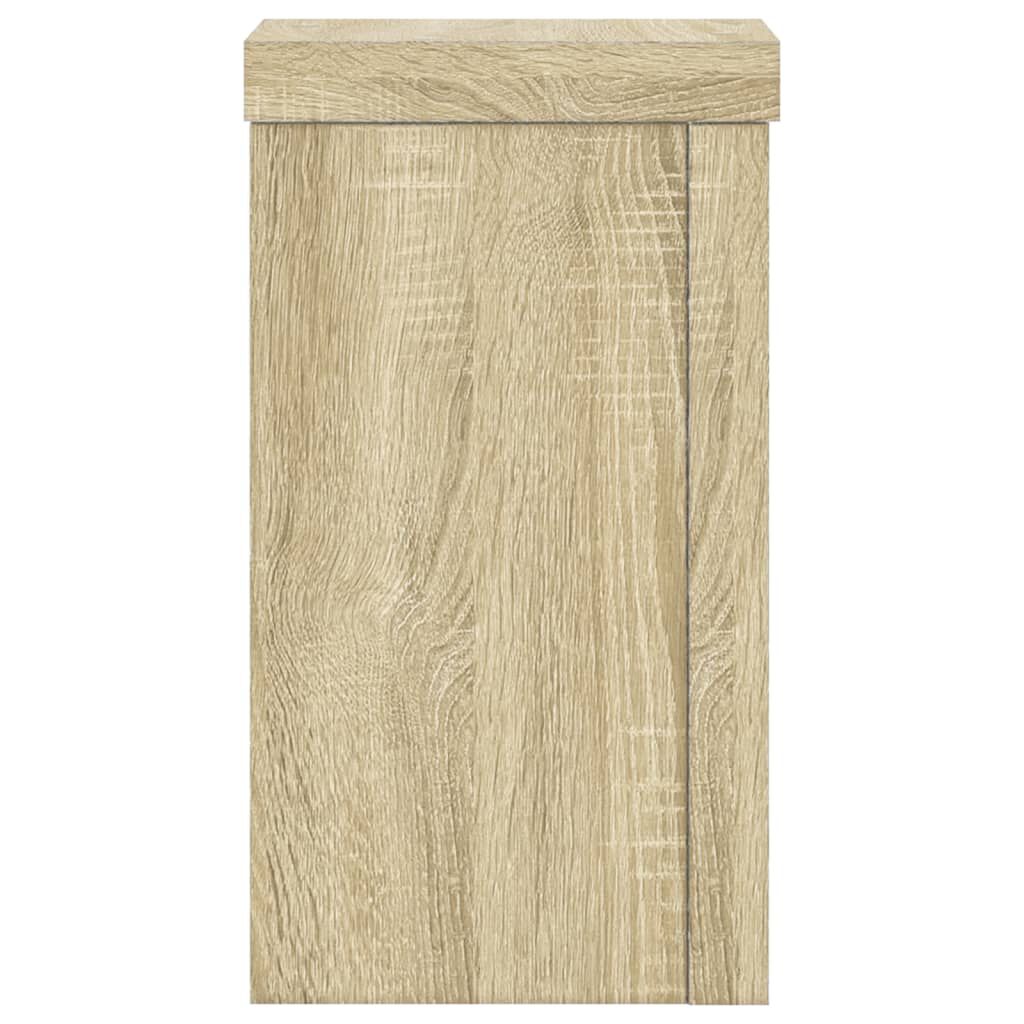 vidaXL Βάσεις Φυτών 2 Τεμ. Sonoma Δρυς 10x10x18 εκ. Επεξεργασμένο Ξύλο