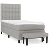vidaXL &Kappa;&rho;&epsilon;&beta;ά&tau;&iota; Boxspring &mu;&epsilon; &Sigma;&tau;&rho;ώ&mu;&alpha; &Alpha;&nu;&omicron;&iota;&chi;&tau;ό &Gamma;&kappa;&rho;&iota; 90x190 &epsilon;&kappa;. &Upsilon;&phi;&alpha;&sigma;&mu;ά&tau;&iota;&nu;&omicron;