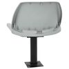vidaXL Κάθισμα Σκάφους Πτυσσόμ. 2 τεμ. Γκρι 48x51x41 εκ Χωρίς Μαξιλάρι