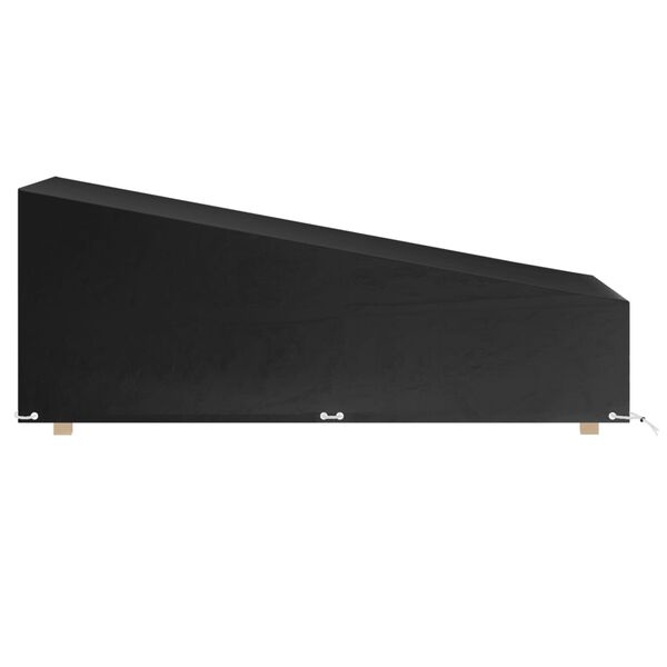 vidaXL Κάλυμμα Ξαπλώστρας με 12 Κρίκους 205x75x40/70 εκ. Πολυαιθυλένιο