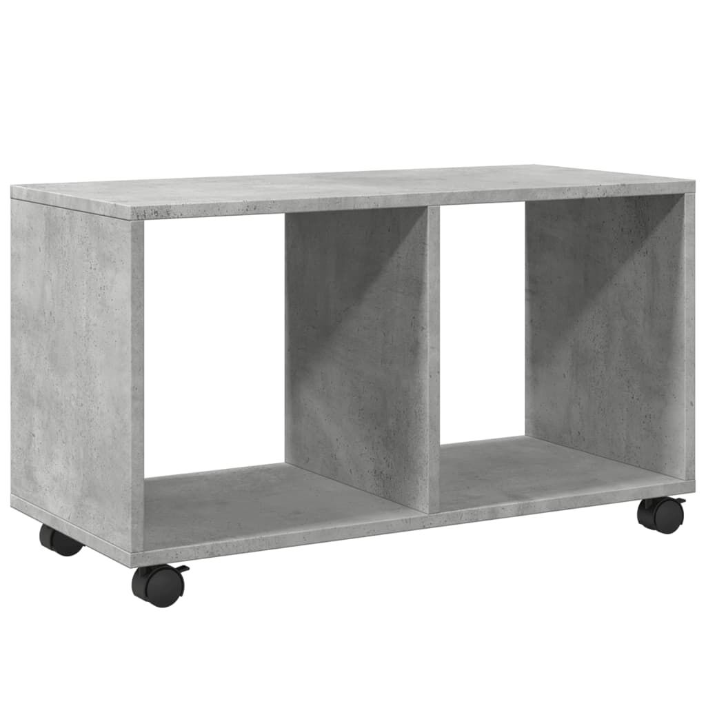 vidaXL Ντουλάπι Τροχήλατο Γκρι Σκυρ. 72x33x42,5 εκ. από Επεξ. Ξύλο