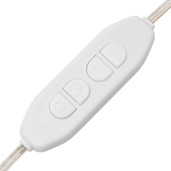 vidaXL Μπουντουάρ με LED Φώτα τεχνίτης Δρυς 96x40x142 εκ.