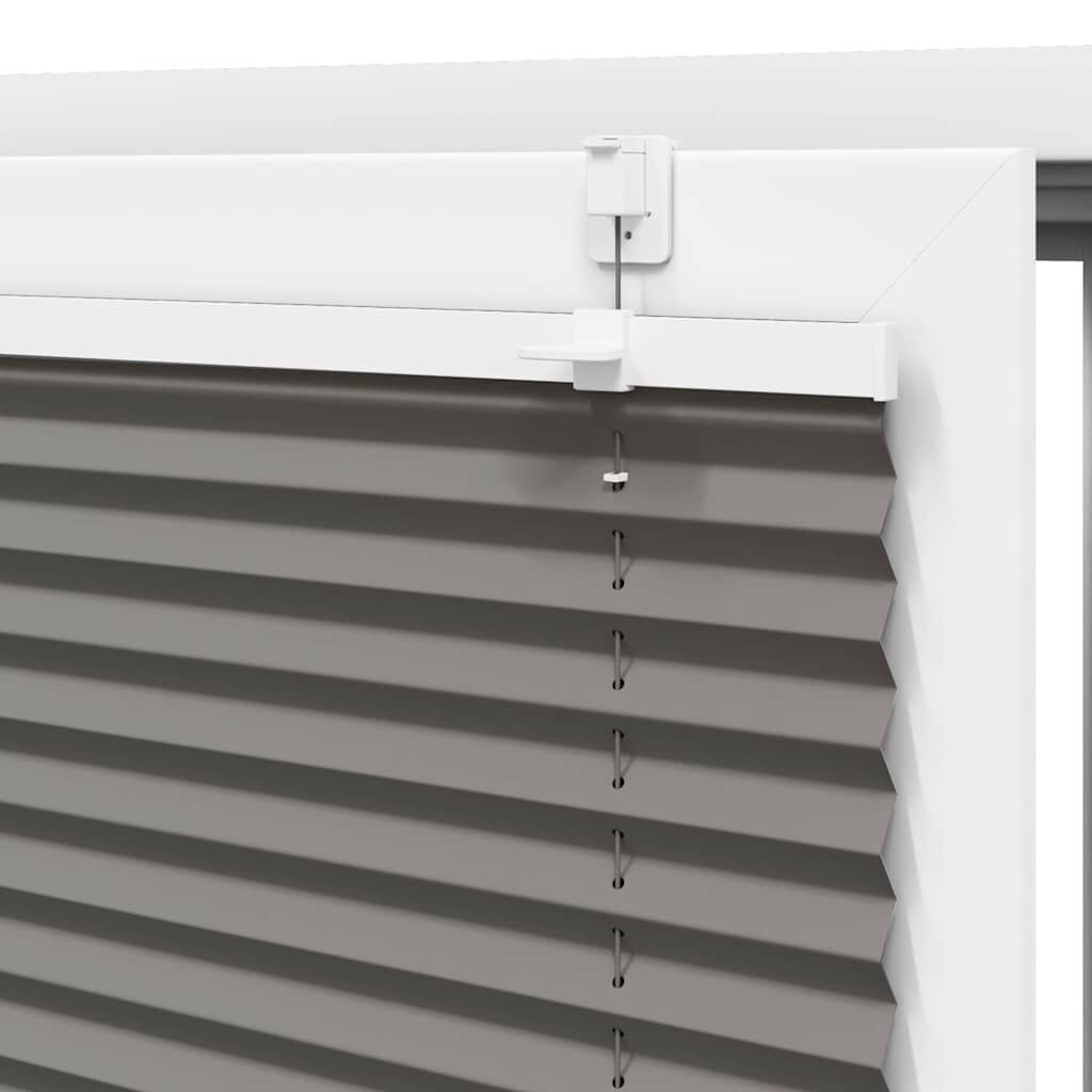 vidaXL Πλισέ περσίδα Ανθρακί 95x100 cm Πλάτος υφάσματος 94,4 cm