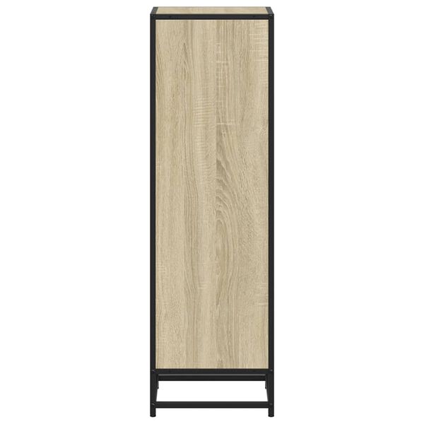 vidaXL Βιβλιοθήκη Sonoma Δρυς 33,5x33x107,5 εκ. Επεξεργασμένο Ξύλο