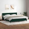 vidaXL &Kappa;&rho;&epsilon;&beta;ά&tau;&iota; Boxspring &mu;&epsilon; &Sigma;&tau;&rho;ώ&mu;&alpha; &Sigma;&kappa;&omicron;ύ&rho;&omicron; &Pi;&rho;ά&sigma;&iota;&nu;&omicron; 200x210&epsilon;&kappa;. &Beta;&epsilon;&lambda;&omicron;ύ&delta;&iota;&nu;&omicron;