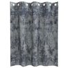 vidaXL Κουρτίνα με κουρτίνες 2 pcs Ασημί γκρι 140 x 140 cm Βελούδο