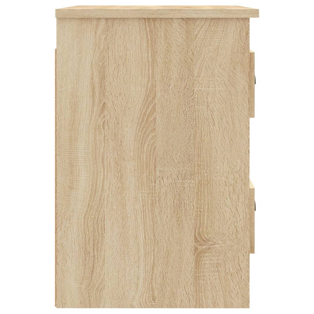 vidaXL Κομοδίνα Επιτοίχια 2 τεμ. Sonoma Δρυς 41,5x36x53 εκ.
